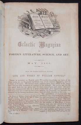 The Eclectic Magazine of Foreign Literature, Science, and Art -- May to August, 1860