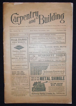 Item #008656 Carpentry and Building -- Dec. 1907 -- vol. 19, no. 12