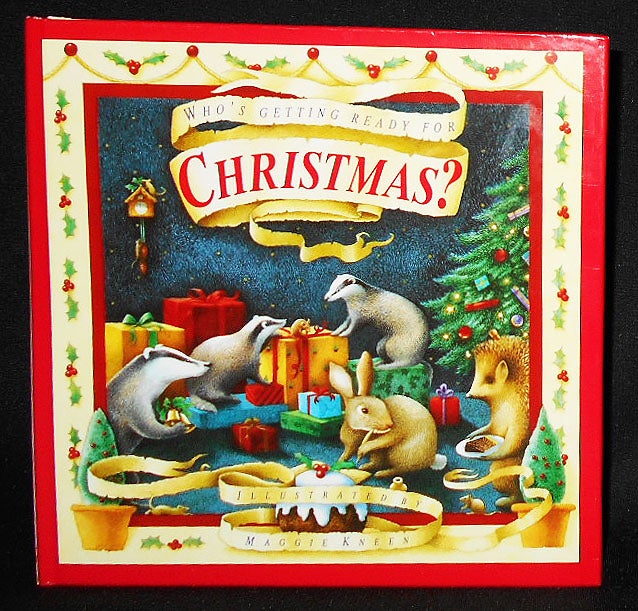 Item #008683 Who's Getting Ready for Christmas?; Illustrated by Maggie Kneen. A. J. Wood, Maggie Kneen.
