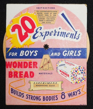 Item #008761 20 Experiments for Boys and Girls [Wonder Bread