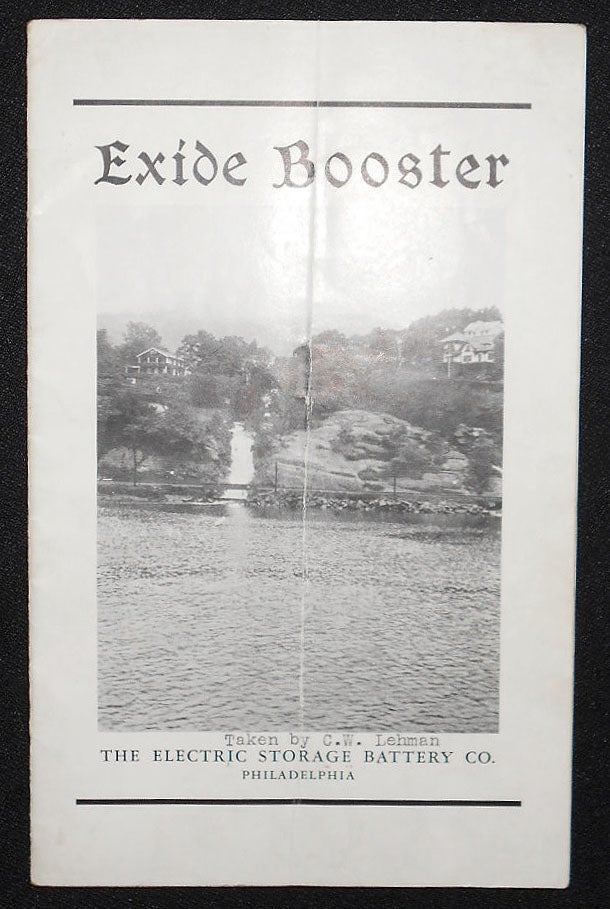 Item #008770 Exide Booster: Published by and for the Interest of the employees of the Electric Storage Battery Company -- Aug. 1927 -- vol. 12, no. 11