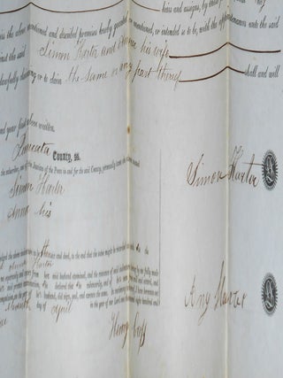 Real Estate Sale involving Simon Harter, Anna Harter, and Evan Trego in Juniata Co., Pa.