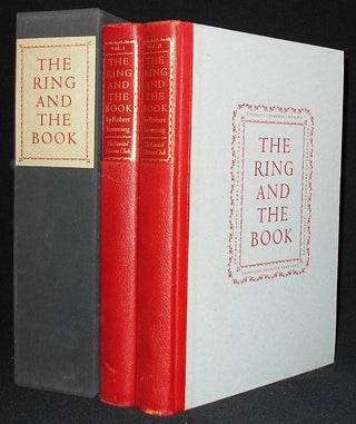 Item #008879 The Ring and the Book by Robert Browning; With an Introduction by Edward Dowden;...