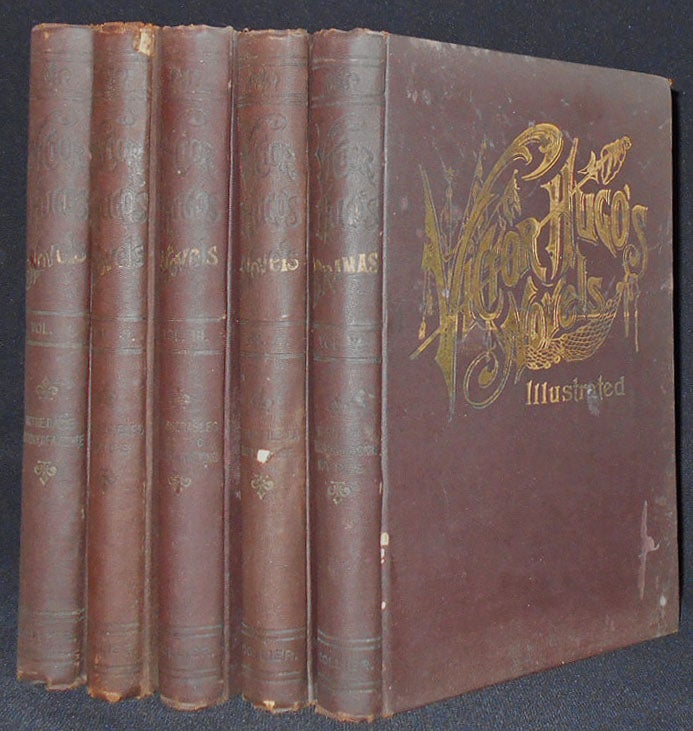 Item #008897 The Novels of Victor Hugo [5 volumes]. Victor Hugo.