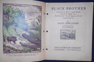 Black Brother by Mary Joss Jones; Illustrated by R. L. Hudson