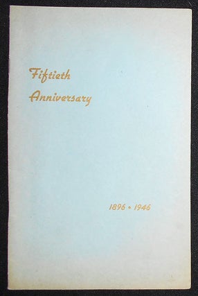 Item #008915 Fiftieth Anniversary 1896-1946. Westwood Methodist Church