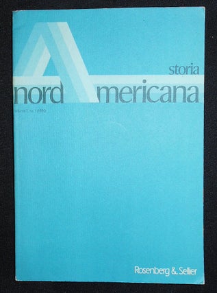 Item #008970 Storia Nordamericana Vol. 7 no. 1 1990