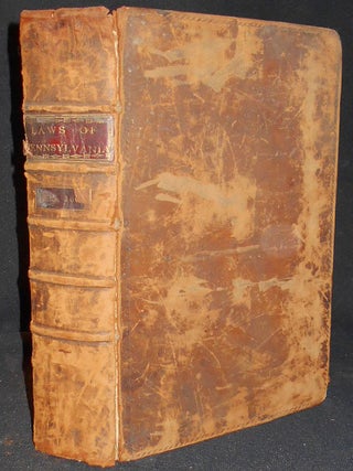 Item #008979 Laws of the Commonwealth of Pennsylvania, from the First Day of December, One...