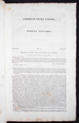 American State Papers. Class II. Indian Affairs [provenance: Thomas McKean Thompson McKennan]