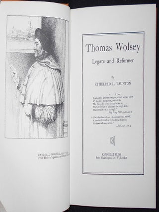 Thomas Wolsey: Legate and Reformer