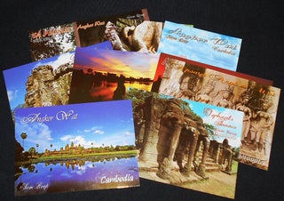 Angkor Wat, Kingdom of Cambodia -- Series 15 [10 color postcards in color illustrated folder]