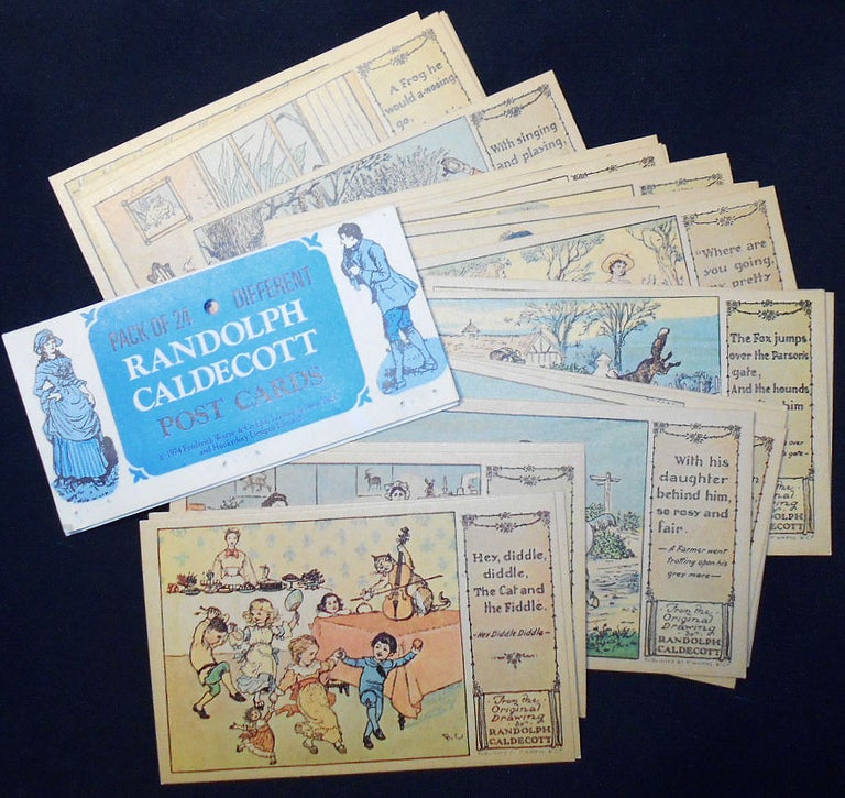 Item #009055 24 Randolph Caldecott Postcards. Randolph Caldecott.