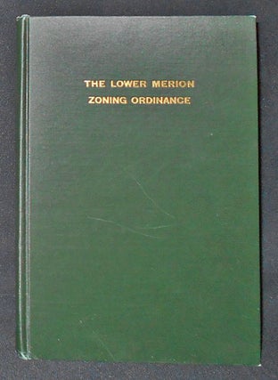 Item #009090 Ordinance No. 640: The Lower Merion Zoning Ordinance of 1927, As Amended; Lower...