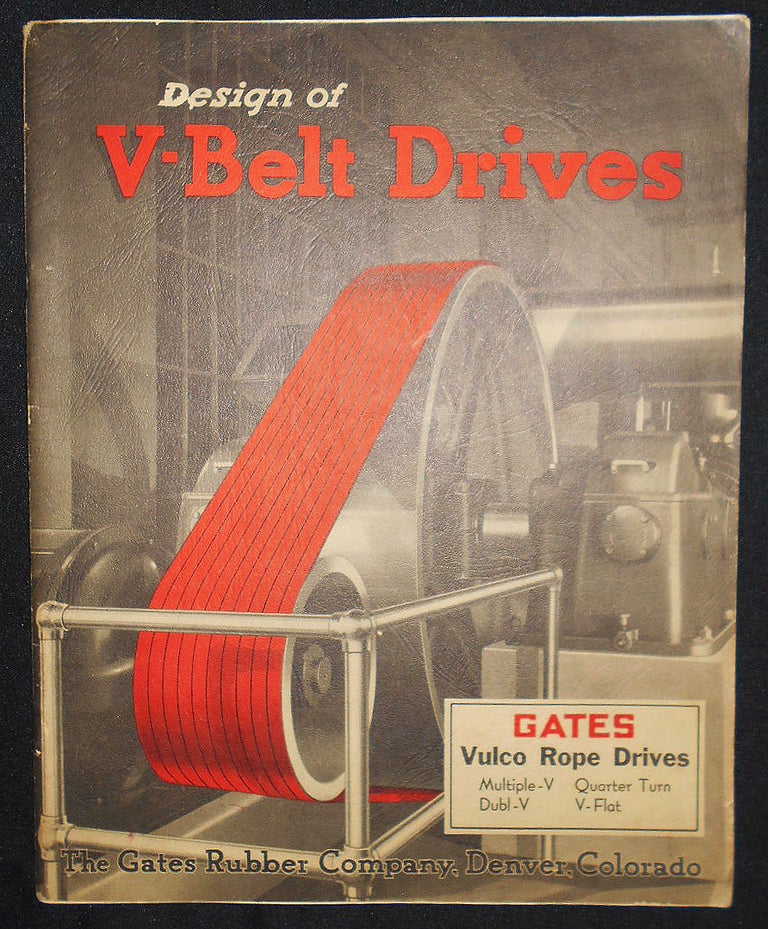 Item #009146 Design of V-Belt Drives