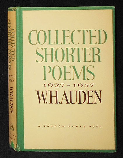 Item #009154 Collected Shorter Poems 1927-1957. W. H. Auden.