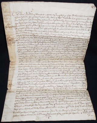 Item #009163 Handwritten Contemporary Copy of a Three-Part Deed for Property in Great Yarmouth