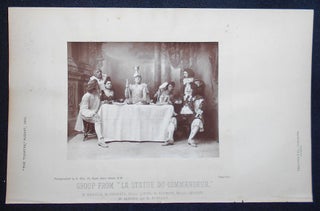 Item #009173 Carbon Print Photograph of La Statue du Commandeur from The Theatre, August 1892....