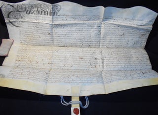 Item #009178 1694 Handwritten Parchment Deed for Property in Hawkhurst, England [Richard Reynolds...