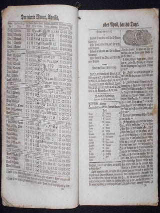 Der Alte Germantown Calender aus das Jahr 1851; Nach der Gnadenreichen Geburt unseres Herrn und Heilandes Jesu Christi