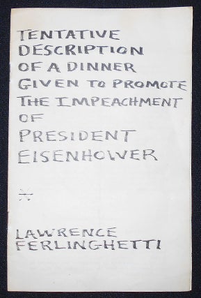 Item #009305 Tentative Description of a Dinner Given to Promote the Impeachment of President...