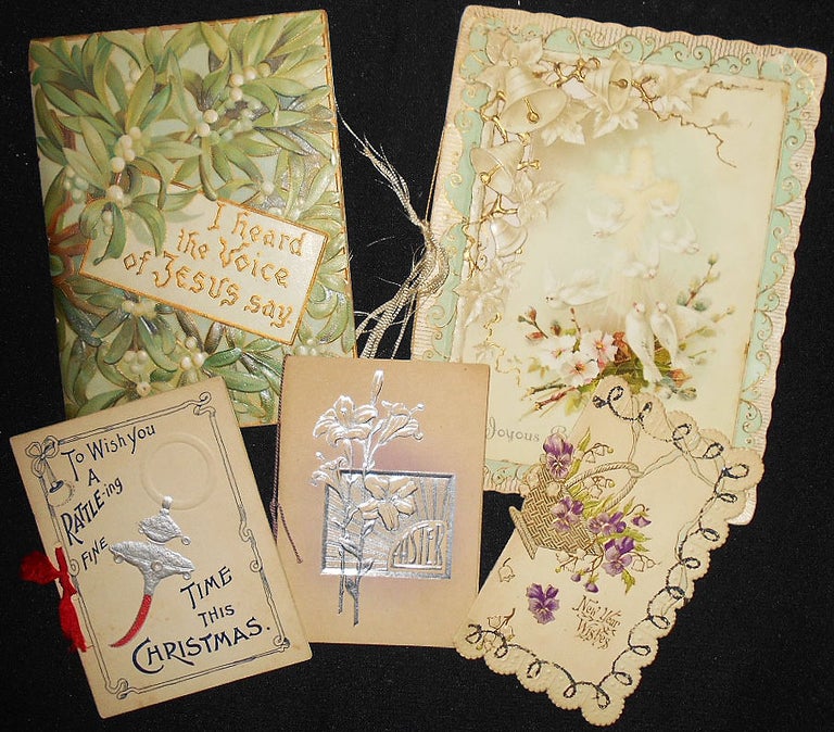Item #009323 Seasonal Cards and Booklets exchanged between Louise Bunte Miedema and Cornelius Miedema of New Jersey 1905-1909