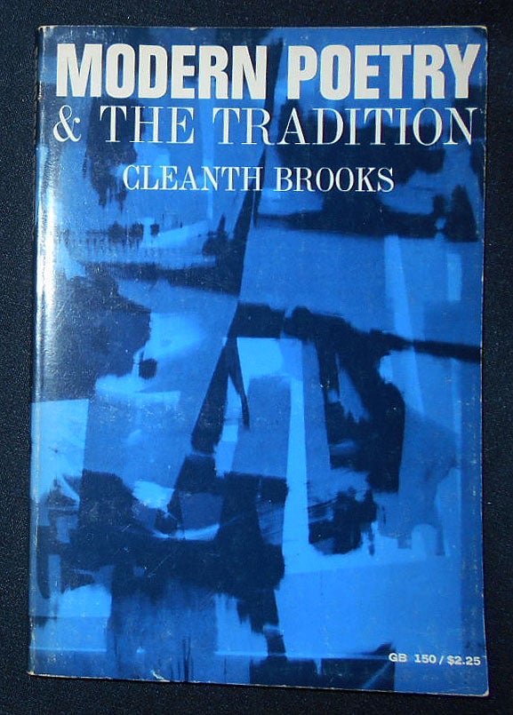Item #009385 Modern Poetry and the Tradition. Cleanth Brooks.