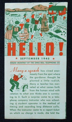 Item #009420 Hello! -- September 1945