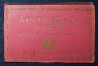 Item #009432 Astudin-Karten vom Rhein: 20 farbige Karten nach Ölgemalden. Nikolai von Astudin