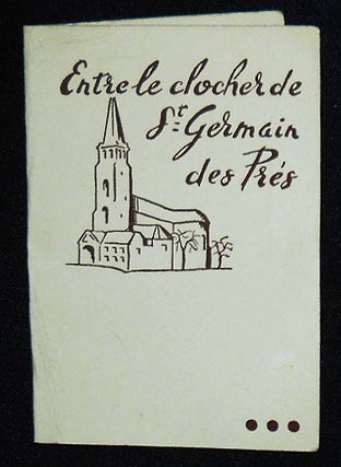 Item #009434 Gordon Heath Autograph on Cafe de L'Abbaye card