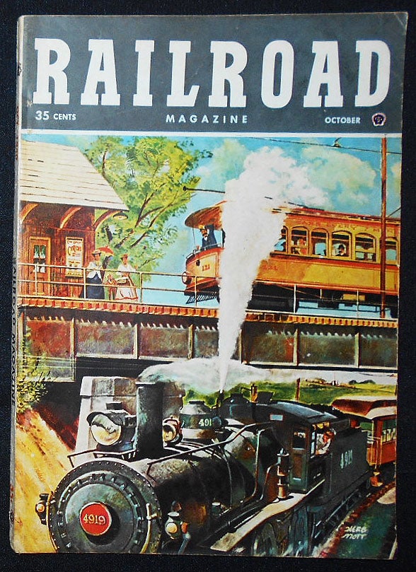 Item #009450 Railroad Magazine Oct. 1950 no. 53, no. 1