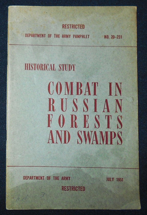 Item #009460 Combat in Russian Forests and Swamps [Department of the Army Pamphlet no. 20-231]