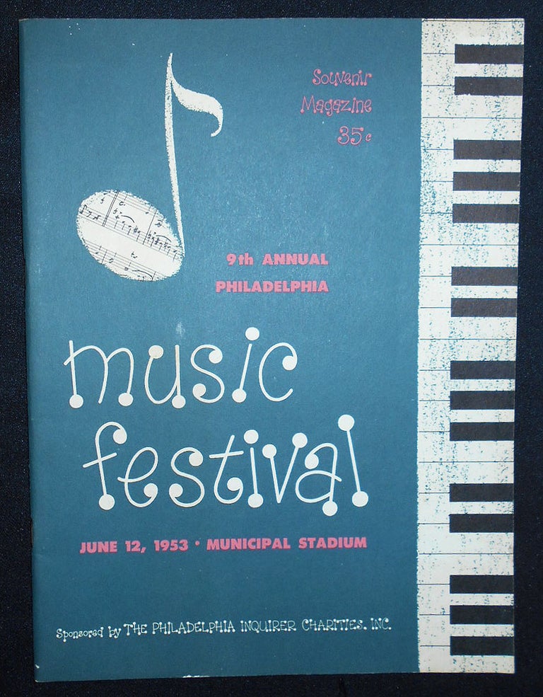 Item #009548 Souvenir Magazine: 9th Annual Philadelphia Music Festival -- June 12, 1953 -- Municipal Stadium
