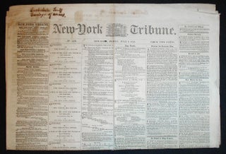 Item #009578 New-York Daily Tribune -- July 9, 1858