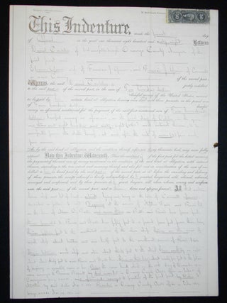 Item #009598 Daniel Conklin Mortgages Property in Orange County, NY, to Eleanor and Francis...