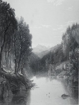 Item #009603 Two Engravings by Robert Hinshelwood of Paintings of New Hampshire. Robert...