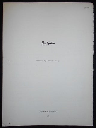 Item #009625 Portfolio: An Intercontinental Review vol. 2, no. VI -- Greece. Caresse Crosby