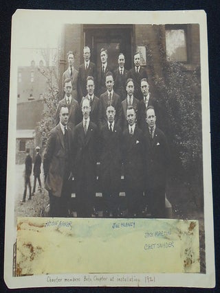 Item #009627 10 Kappa Alpha Phi Photographs 1921-1932