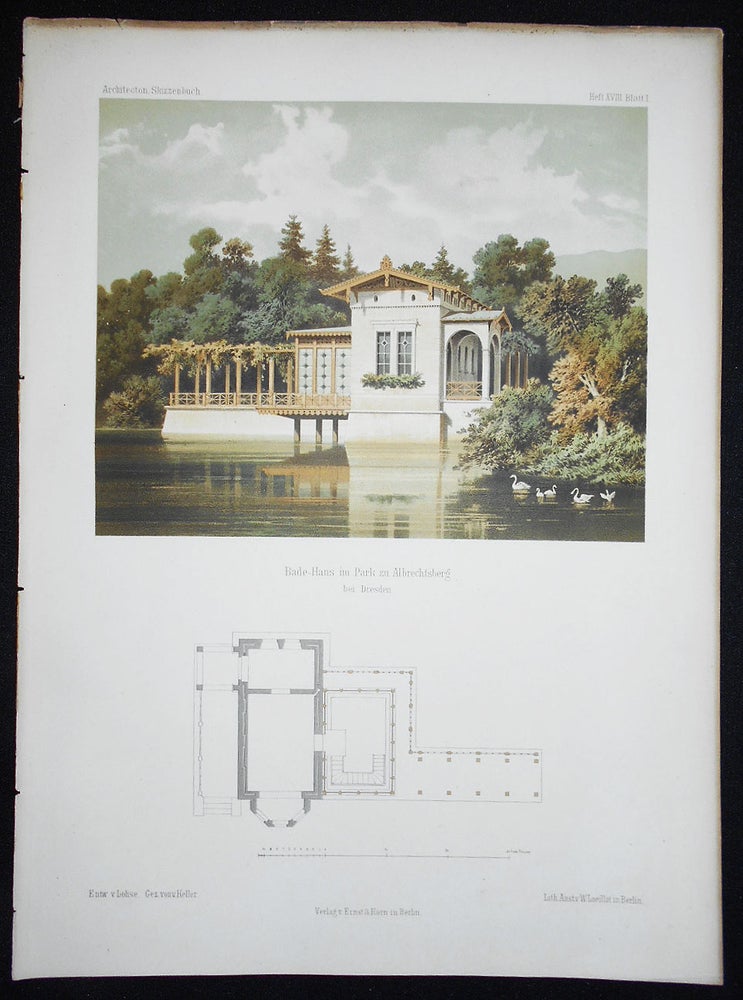 Item #009671 Architektonisches Skizzenbuch Heft XVIII [18th issue]