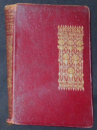 Item #009716 Memoirs of the Life of Colonel Hutchinson written by his Widow Lucy. Lucy Hutchinson