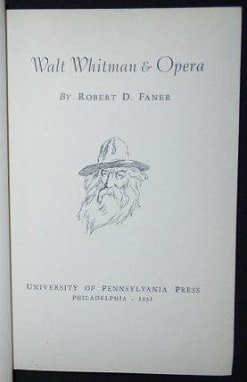 Walt Whitman & Opera