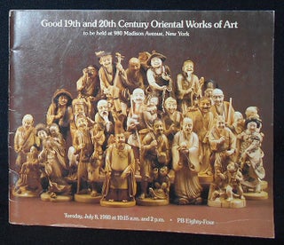 Item #009771 Good 19th and 20th Century Oriental Works of Art: Property of an East Coast Museum...