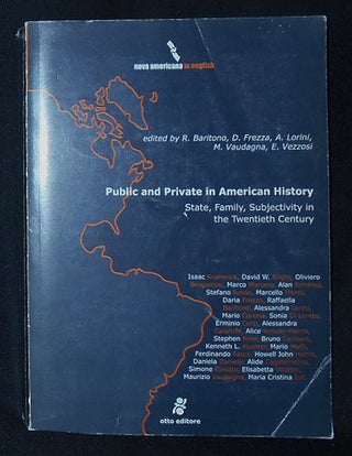 Item #009773 Public and Private in American History: State, Family, Subjectivity in the Twentieth...