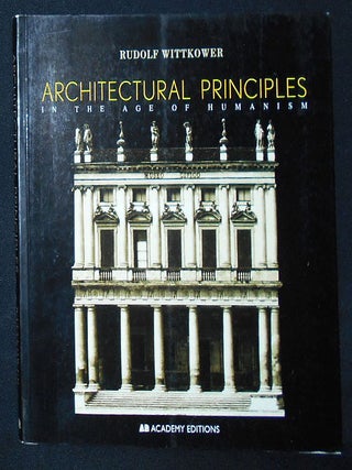 Item #009804 Architectural Principles in the Age of Humanism [provenance: Venturi, Scott Brown...