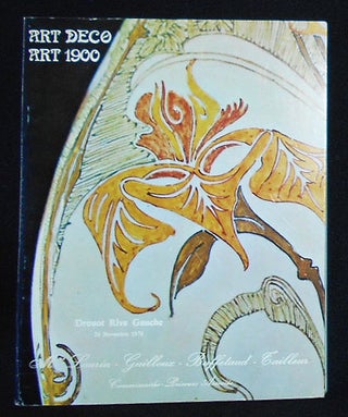 Item #009841 Art Deco Art 1900 [Auction Catalog] -- 24 Nov. 1978