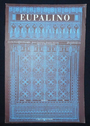 Item #009957 Eupalino: Cultura della Citta & della Casa Rivista Trimestrale = City & House...