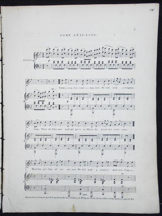 Come Away Love: Ballad Dedicated to her Friend Miss C. Wright by Mrs. Bailey