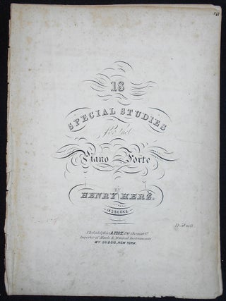 Item #010128 18 Special Studies for the Piano Forte by Henry Herz -- in 3 Books. Henry Herz, Henri