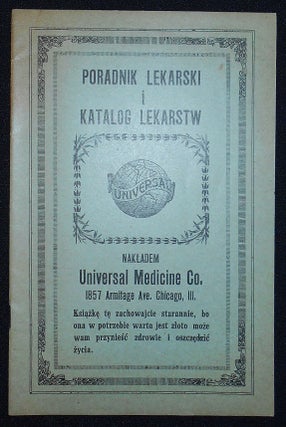 Item #010184 Poradnik Lekarski i Katalog Lekarstw