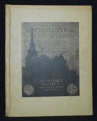Item #010225 The Year Book of the Twenty Seventh Annual Architectural Exhibition Philadelphia