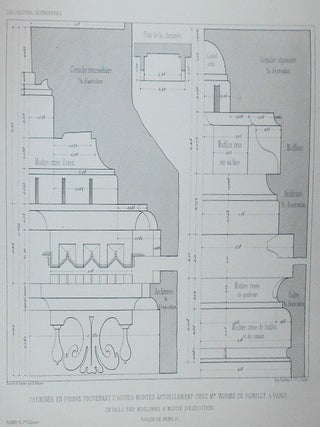 La Renaissance de Francois 1er a Louis XIII: Décorations Intérieures Lambris, Panneaux, Portes, Cheminées, Meubles, Plafonds, etc.; Relevés Mesurés et Dessinés, avec Profils et Détails d'Exéecution par Eugene Rouyer